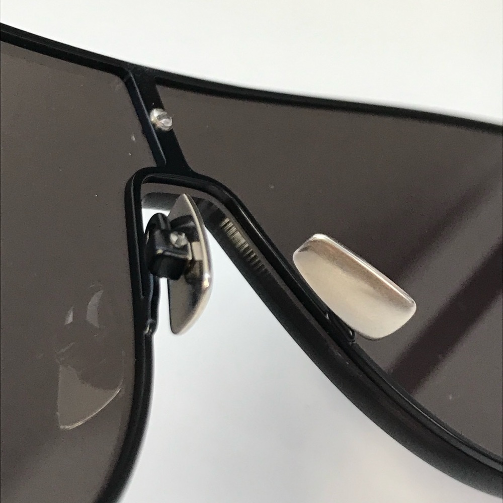 💯 - New Authentic Saint Laurent New Wave SL 1-B MASK Sunglasses Black - … - Picture 8 of 16